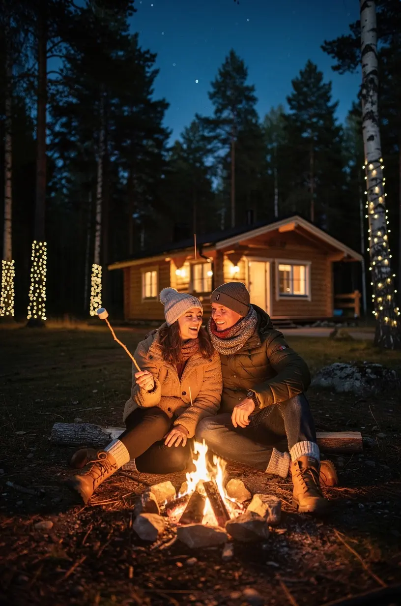 Metsaradu läbiv matkaja, kes sukeldub Eesti puhta looduse hingamisse